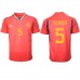 Cheap Spain Sergio Busquets #5 Home Football Shirt World Cup 2022 Short Sleeve